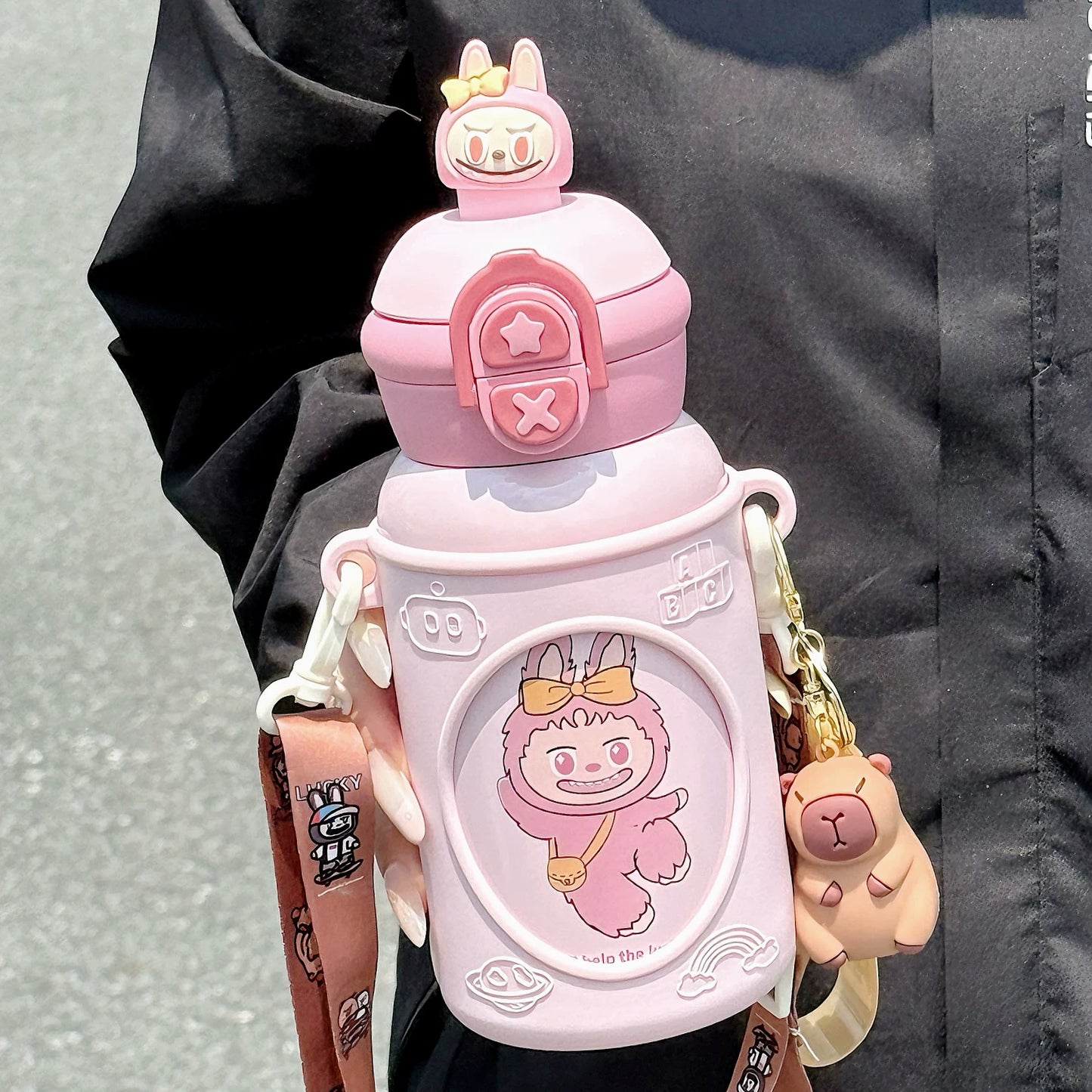 Gamelife Labubu Cute Water Bottle
