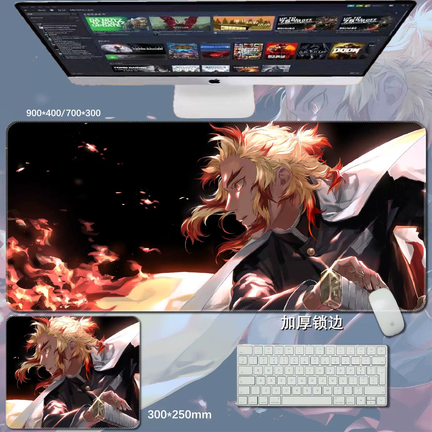 Gamelife  Demon Slayer Anime Mouse Pad-Contains 15 items