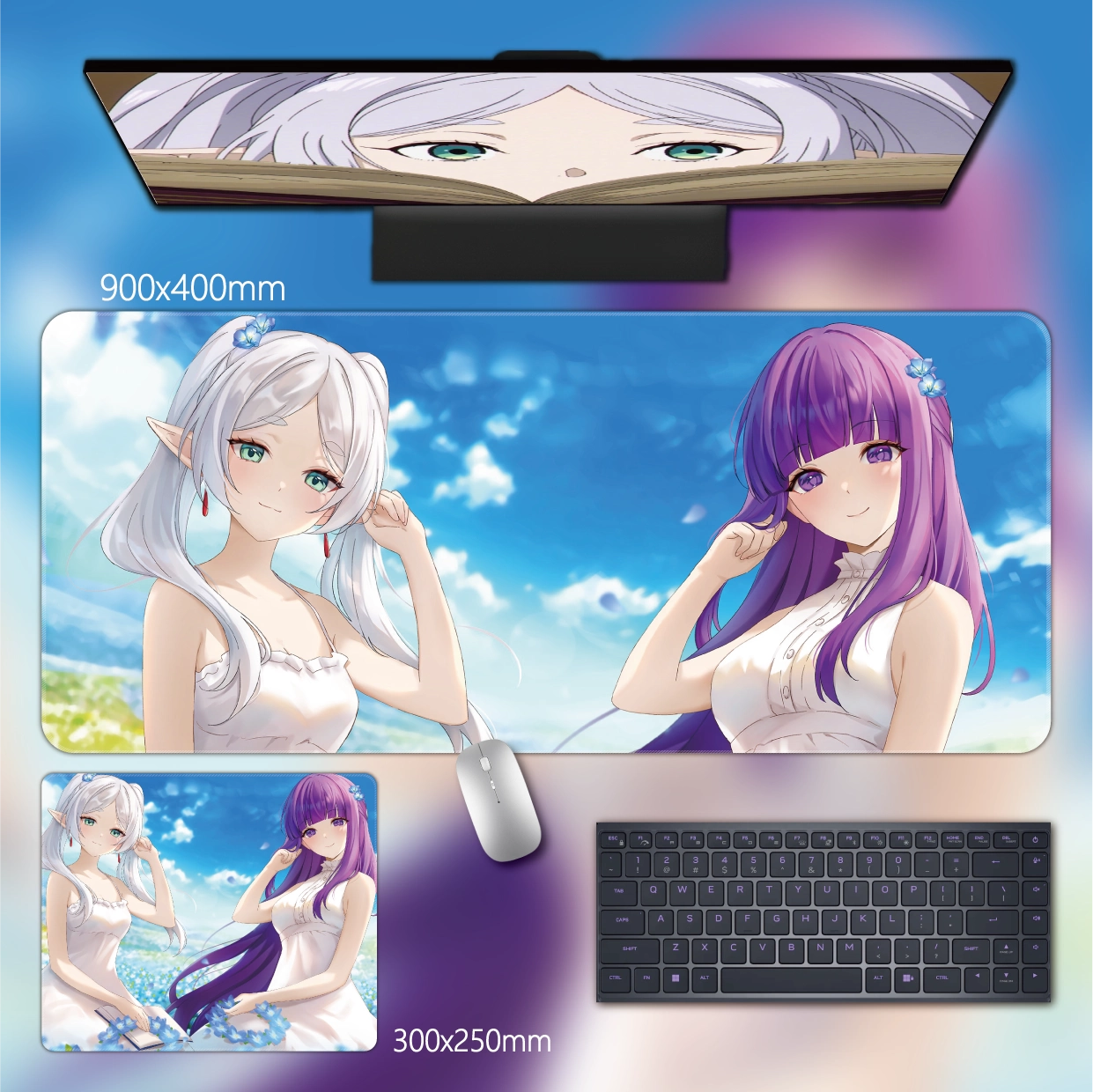 Gamelife  Frieren Anime Mouse Pad-Contains 15 items