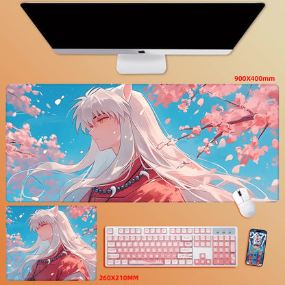 Gamelife Cherry Blossom Character Close-up Anime Mouse Pad-Contains 15 items