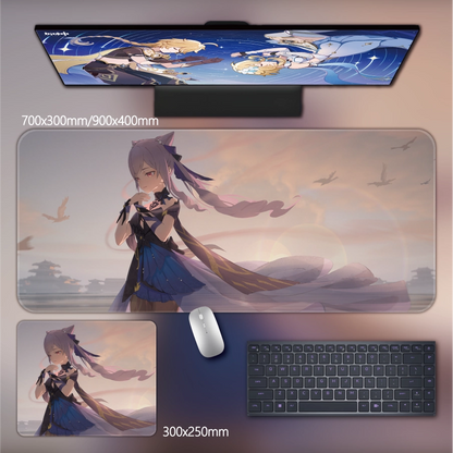 Gamelife  Genshin Keqing Anime Mouse Pad-Contains 15 items