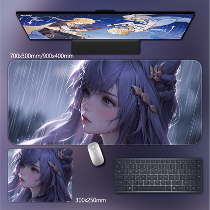 Gamelife  Genshin Keqing Anime Mouse Pad-Contains 15 items