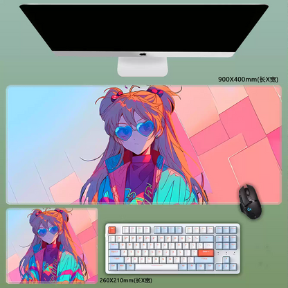 Gamelife Asuka Anime Mouse Pad-Contains 15 items