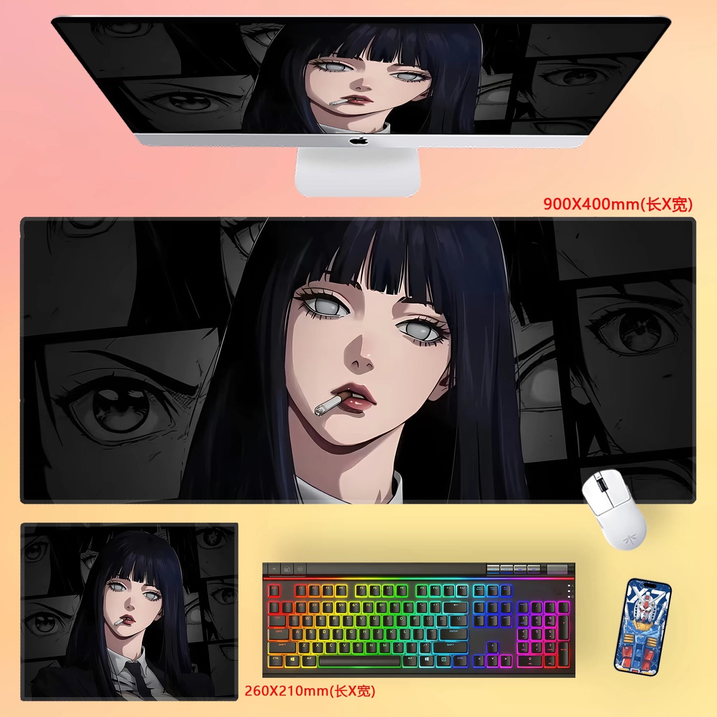 Gamelife Hinata Hyuga Anime Mouse Pad-Contains 15 items