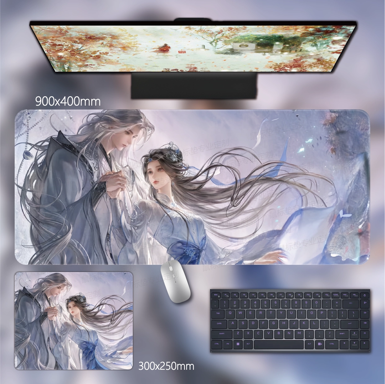 Gamelife  Beautiful immortal woman Anime Mouse Pad-Contains 15 items