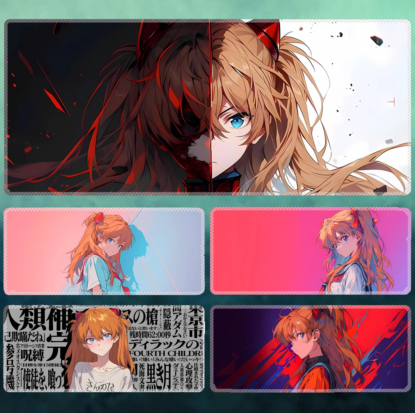 Gamelife Asuka Anime Mouse Pad-Contains 15 items