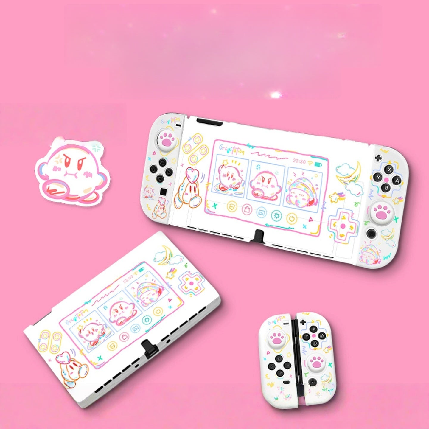 Gamelife Kirby Switch Protective case-For NS2、NS1、Oled
