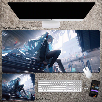 Gamelife Hatsune Miku Anime Mouse Pad-Contains 15 items