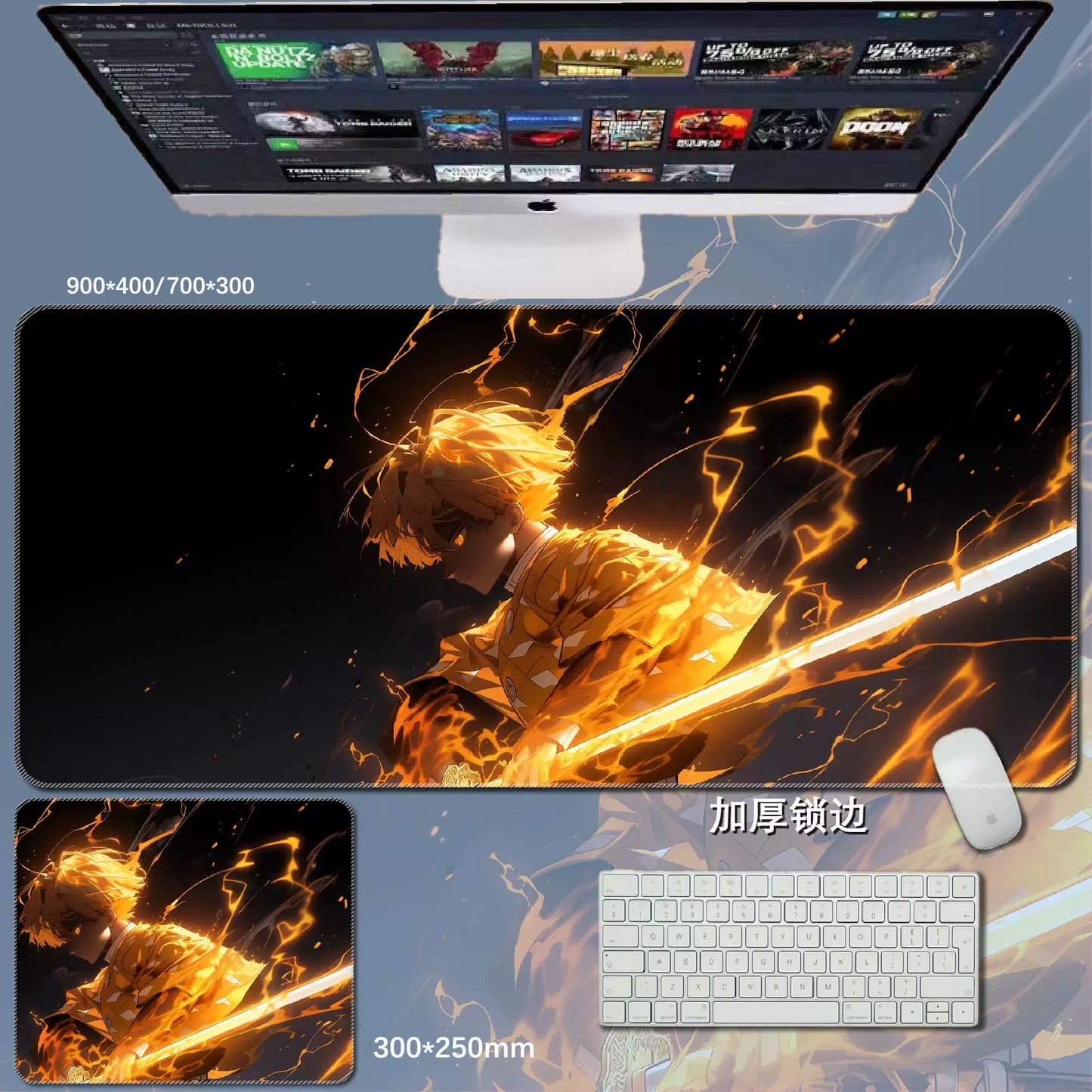 Gamelife  Demon Slayer Anime Mouse Pad-Contains 15 items