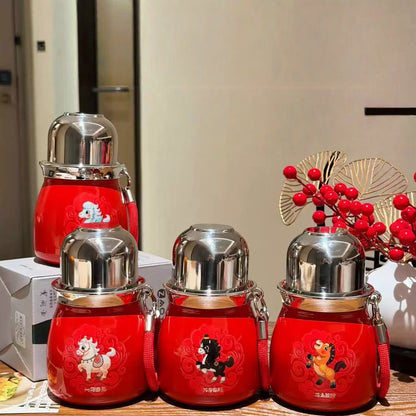 Gamelife Blessed Horse Cute Water Bottle