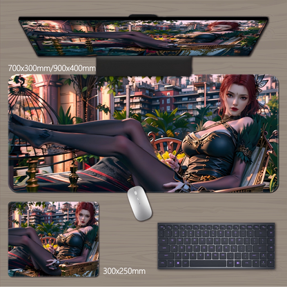 Gamelife  3D beauty Anime Mouse Pad-Contains 15 items
