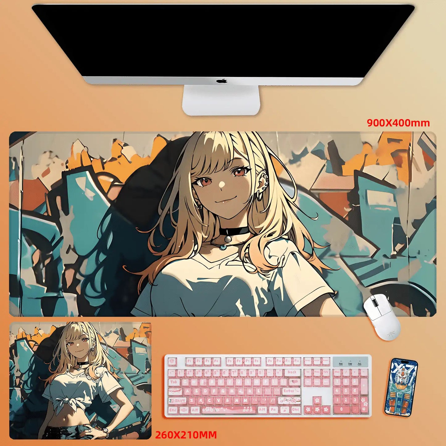 Gamelife The dressing doll falls in love Anime Mouse Pad-Contains 15 items