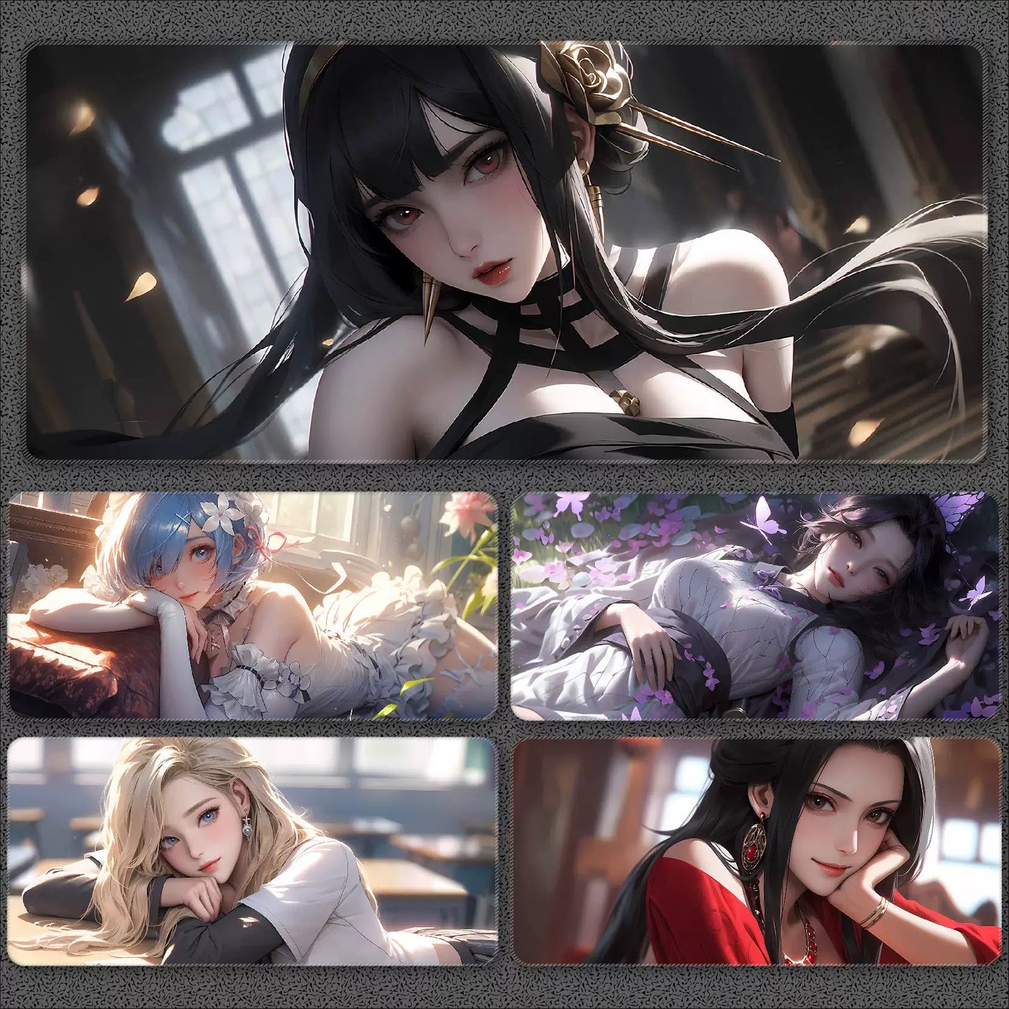Gamelife  Anime beauties Anime  Girl Mouse Pad-Contains 15 items