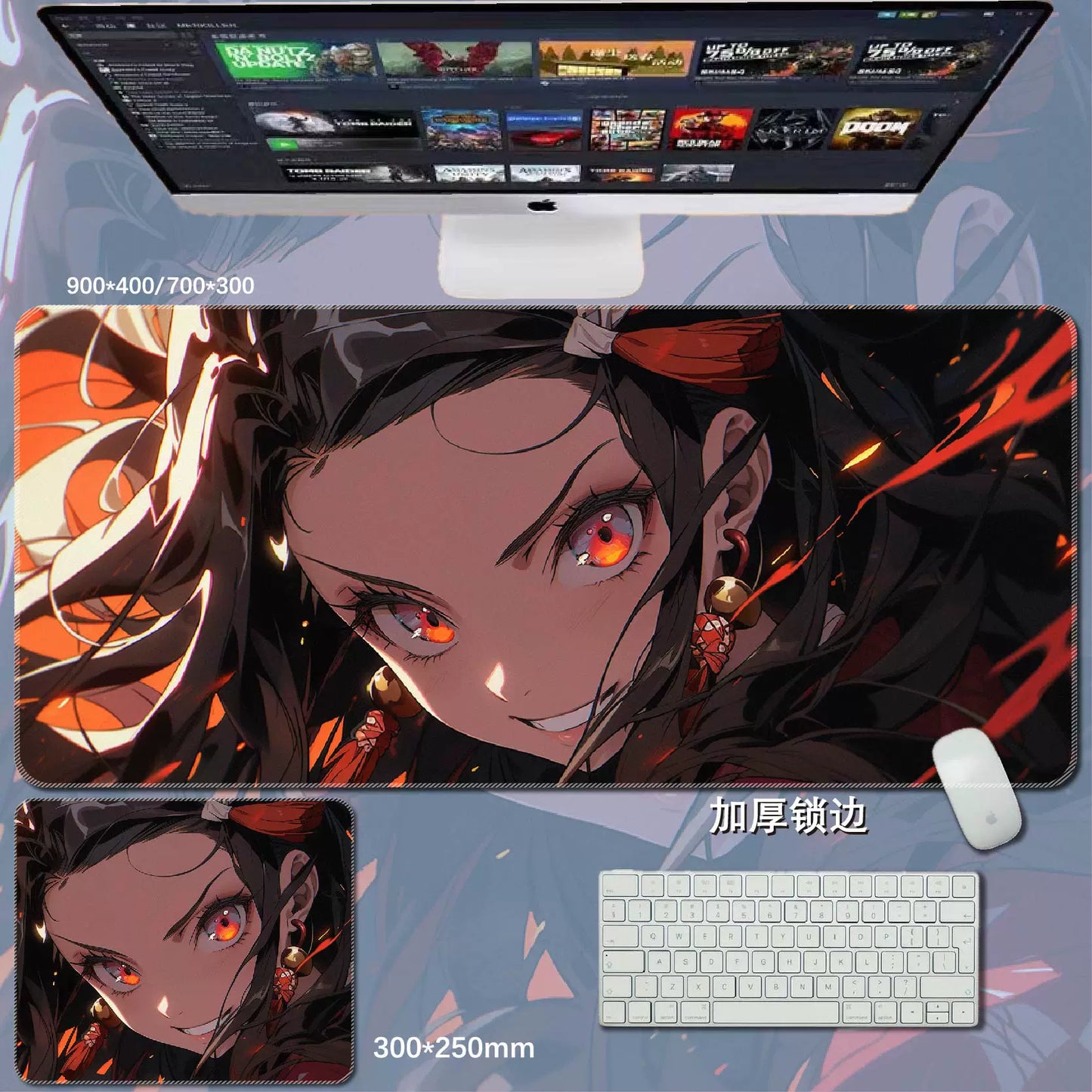 Gamelife  Demon Slayer Anime Mouse Pad-Contains 15 items