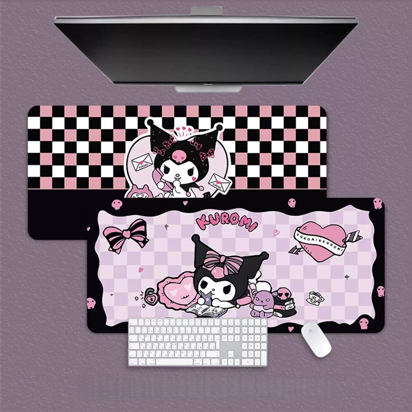 Gamelife Kuromi Mouse Pad - Cute Large Size for Girls