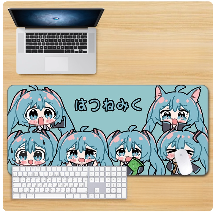 Gamelife Hatsune Miku Mouse Pad - Oversized Cute Anime