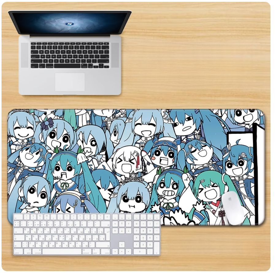 Gamelife Hatsune Miku Mouse Pad - Oversized Cute Anime