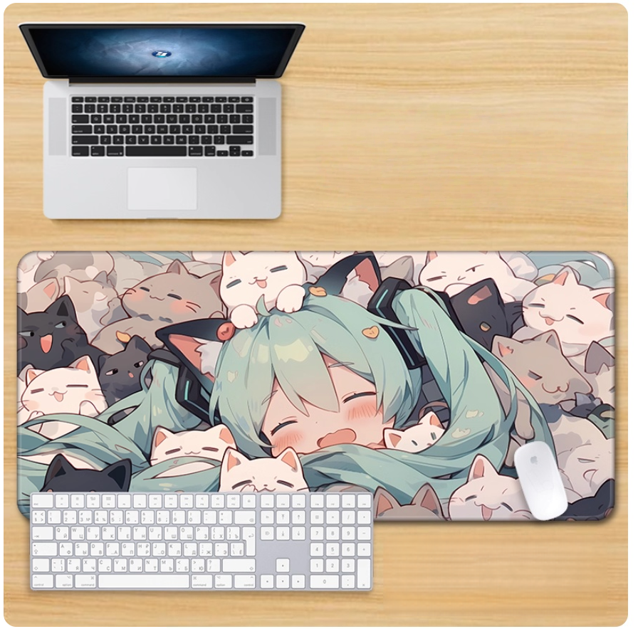 Gamelife Hatsune Miku Mouse Pad - Oversized Cute Anime