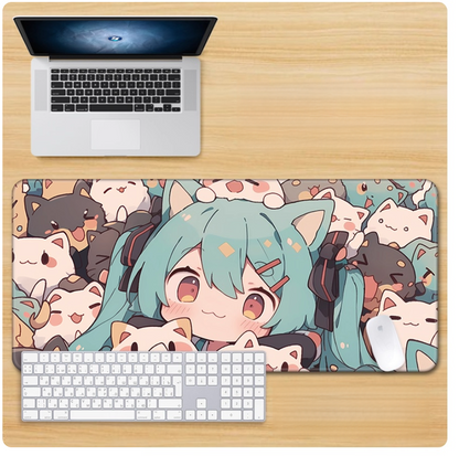Gamelife Hatsune Miku Mouse Pad - Oversized Cute Anime