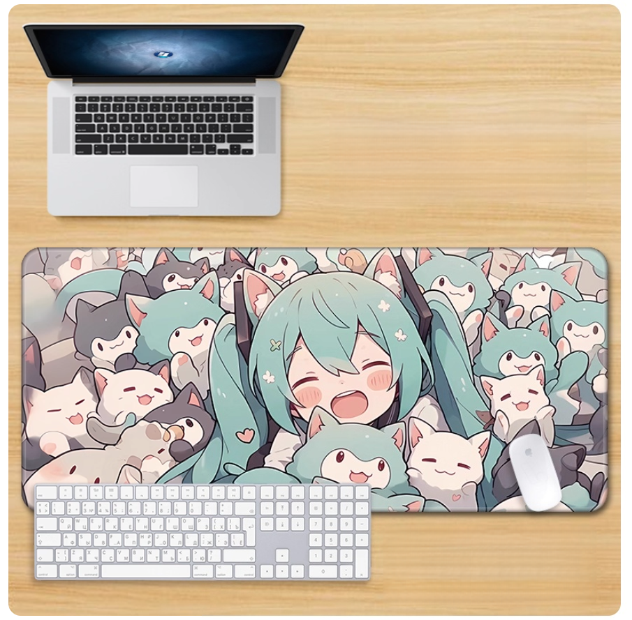 Gamelife Hatsune Miku Mouse Pad - Oversized Cute Anime