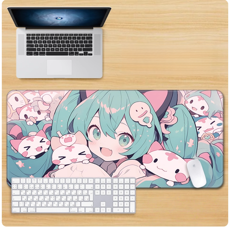 Gamelife Hatsune Miku Mouse Pad - Oversized Cute Anime