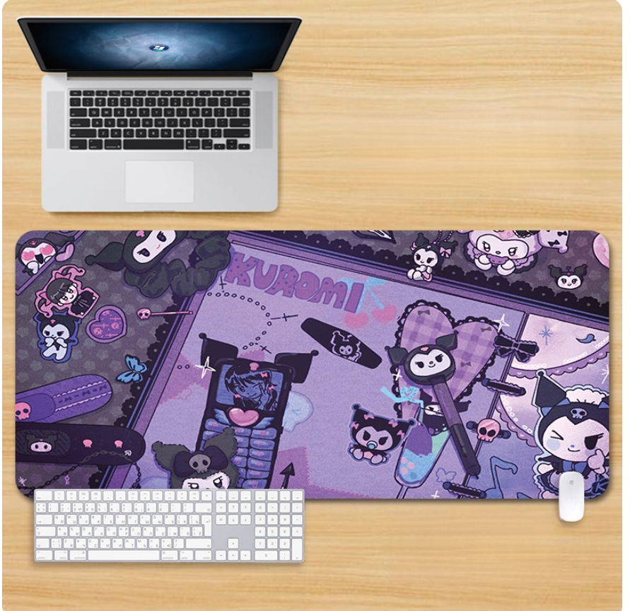 Gamelife Kuromi Mouse Pad - Cute Large Size for Girls
