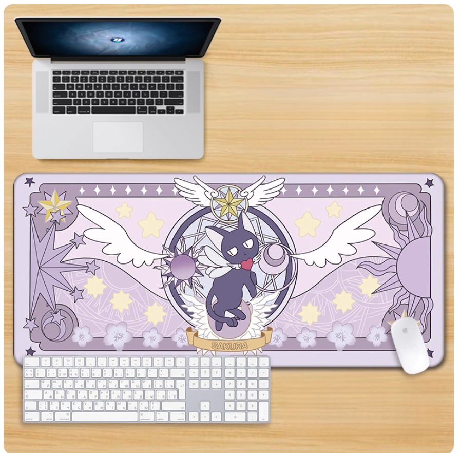 Gamelife Magical Girl Sakura Mouse Pad - Extra Large Magic Circle Pink