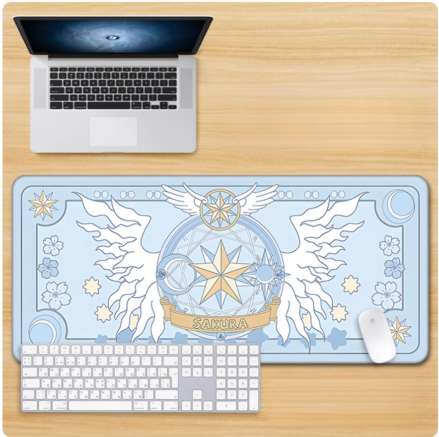 Gamelife Magical Girl Sakura Mouse Pad - Extra Large Magic Circle Pink