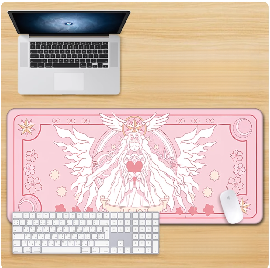 Gamelife Magical Girl Sakura Mouse Pad - Extra Large Magic Circle Pink