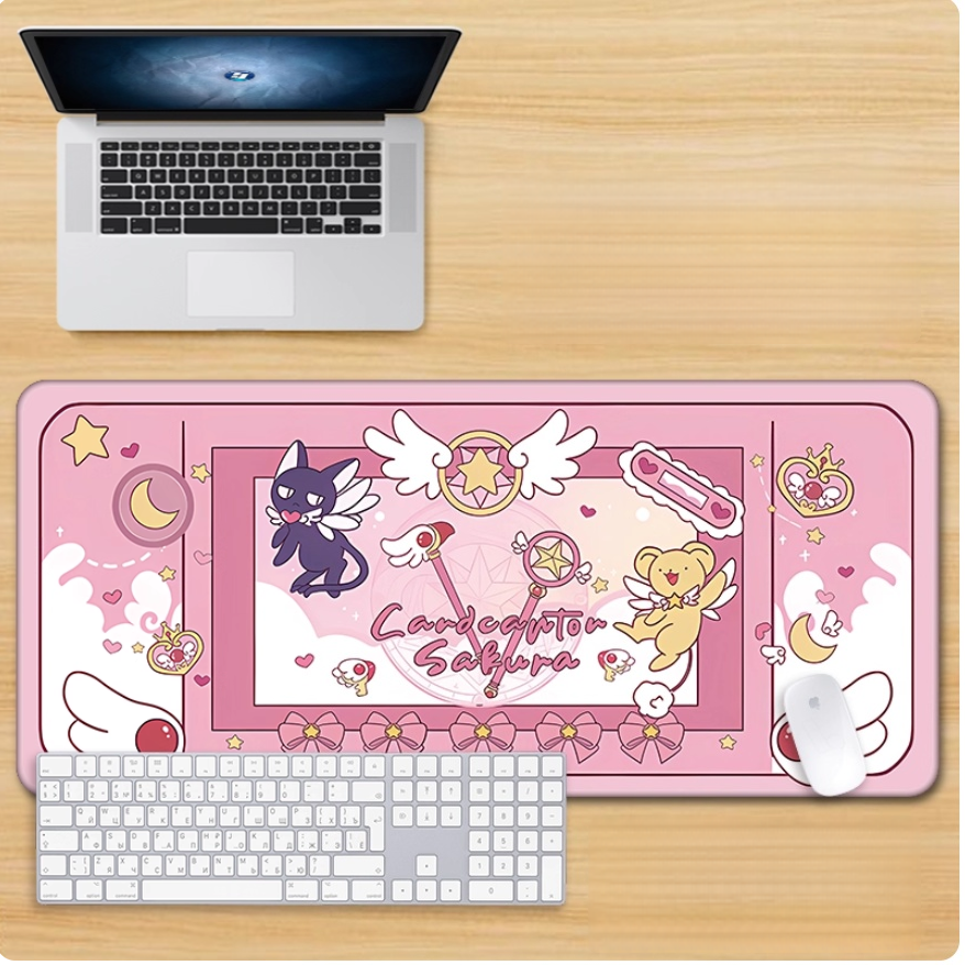 Gamelife Magical Girl Sakura Mouse Pad - Extra Large Magic Circle Pink