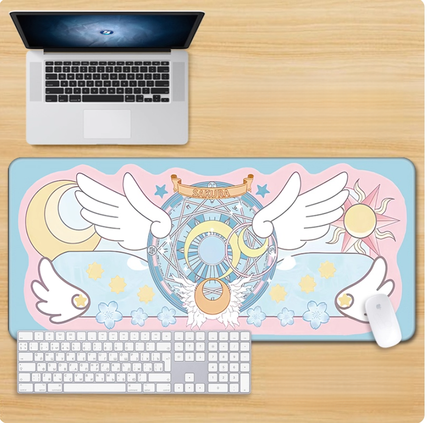 Gamelife Magical Girl Sakura Mouse Pad - Extra Large Magic Circle Pink