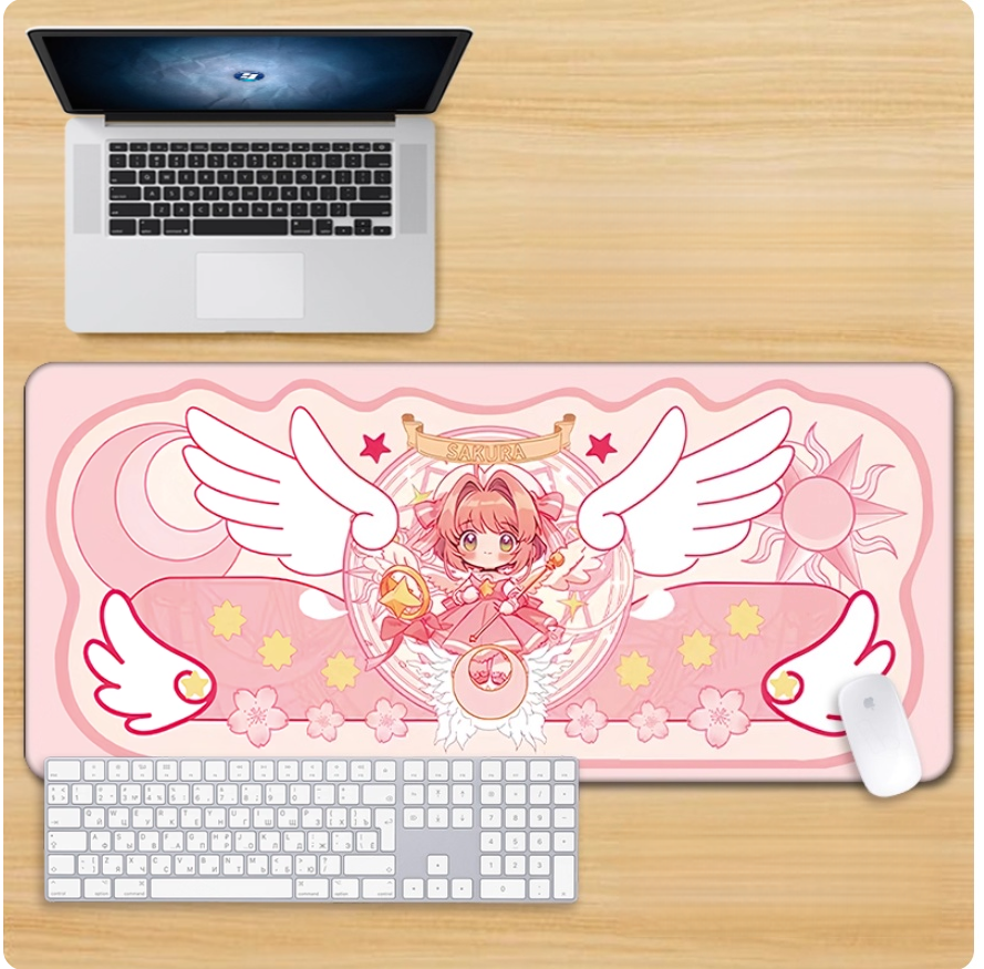 Gamelife Magical Girl Sakura Mouse Pad - Extra Large Magic Circle Pink