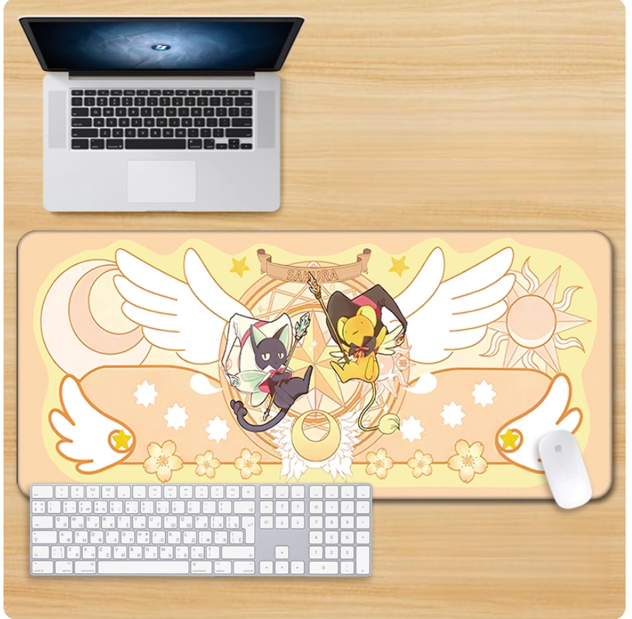 Gamelife Magical Girl Sakura Mouse Pad - Extra Large Magic Circle Pink