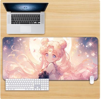 Gamelife Sailor Moon Mouse Pad - Extra Large Sailor Moon Anime Pink