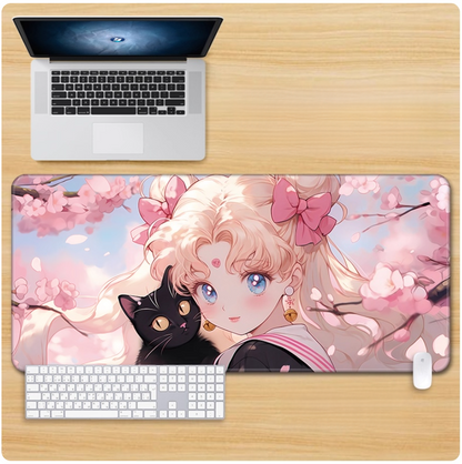 Gamelife Sailor Moon Mouse Pad - Extra Large Sailor Moon Anime Pink