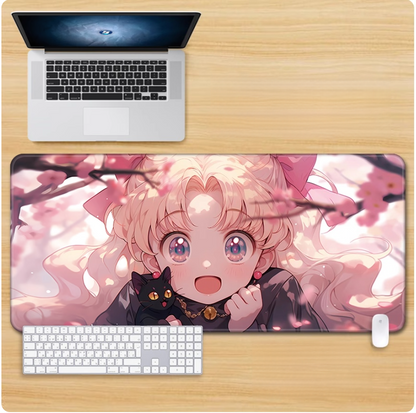 Gamelife Sailor Moon Mouse Pad - Extra Large Sailor Moon Anime Pink