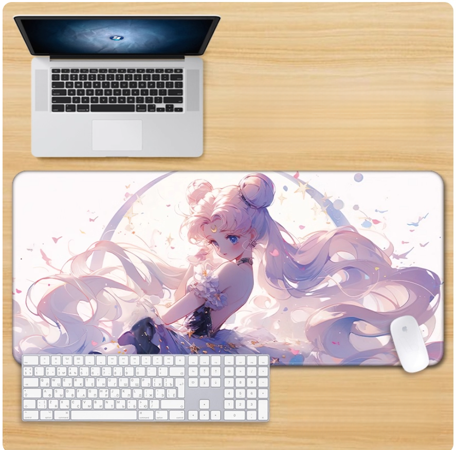 Gamelife Sailor Moon Mouse Pad - Extra Large Sailor Moon Anime Pink