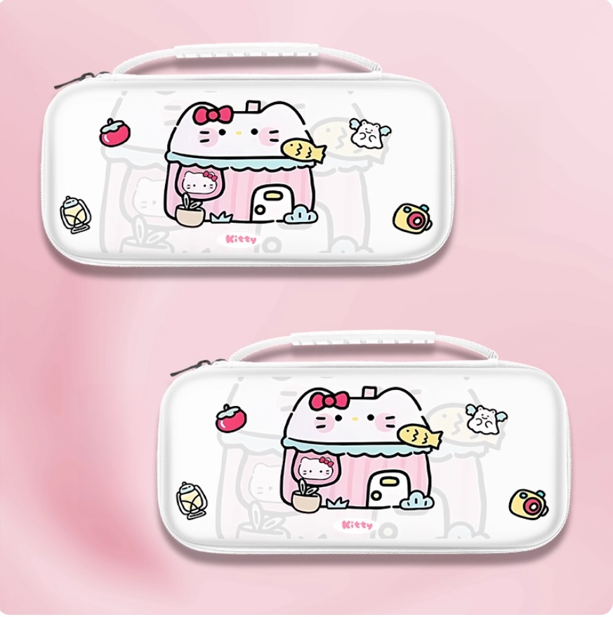Gamelife Hello Kitty Carrying Case-For NS2、NS1、Oled、Lite