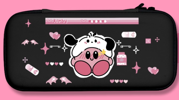 Gamelife Kirby Carrying Case-For NS1、Oled、Lite