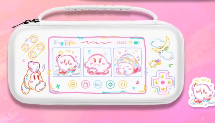 Gamelife Kirby Carrying Case-For NS2、NS1、Oled、Lite