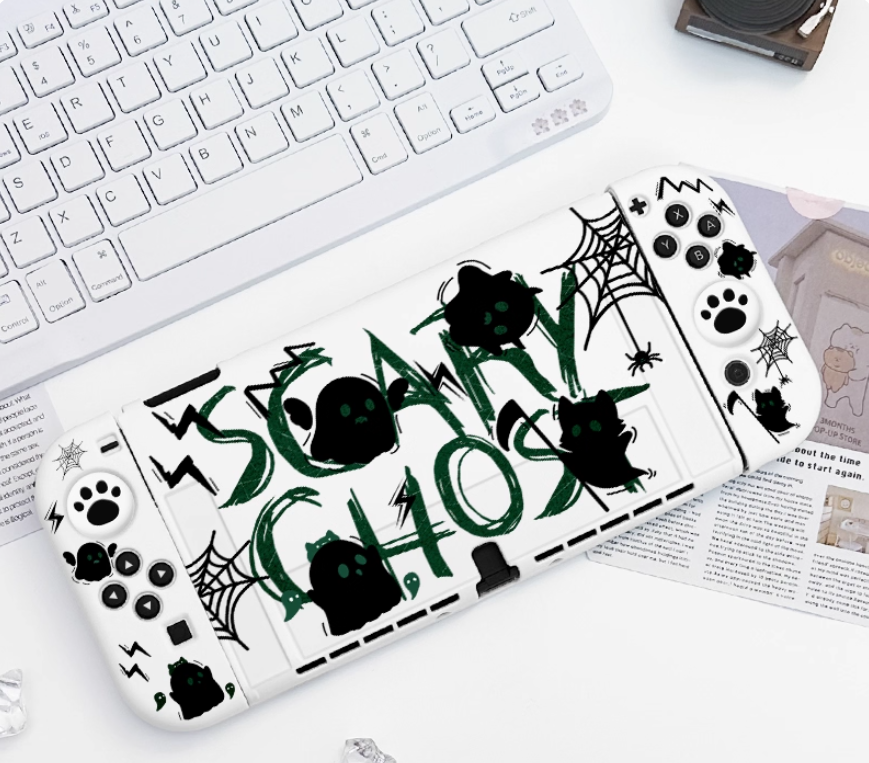 Gamelife Cat Ghost Switch Protective case-For NS2、NS1、Oled