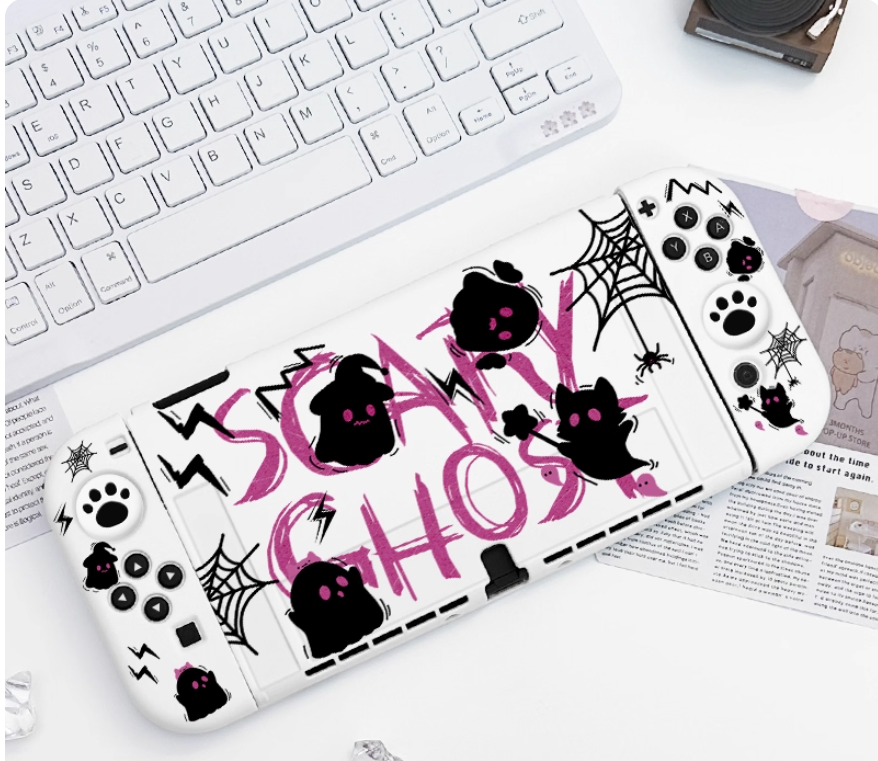 Gamelife Cat Ghost Switch Protective case-For NS2、NS1、Oled