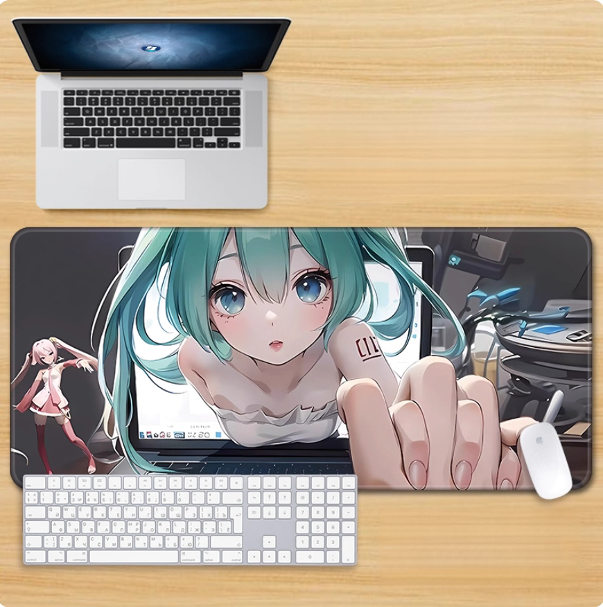 Gamelife Original Hatsune Miku Mouse Pad-Contains 12 items