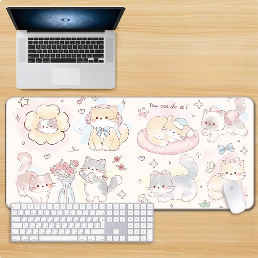 Gamelife Cute and unique cats Mouse Pad-Contains 15 items