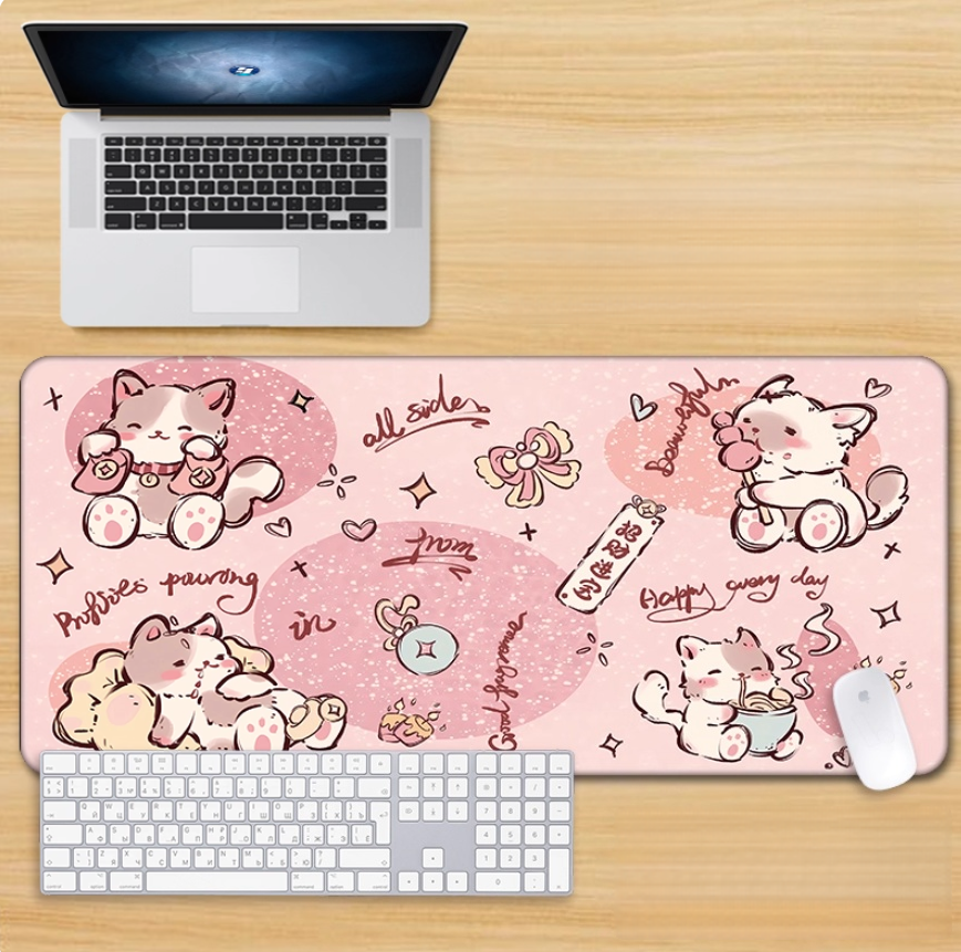 Gamelife Cute and unique cats Mouse Pad-Contains 15 items