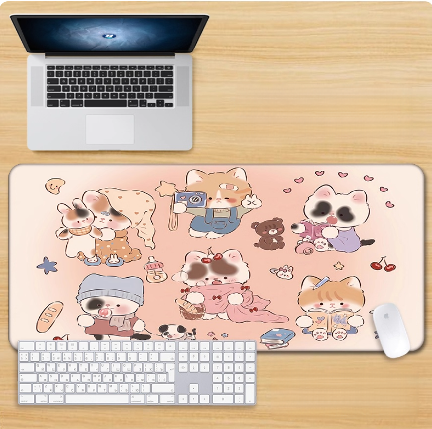 Gamelife Cute and unique cats Mouse Pad-Contains 15 items