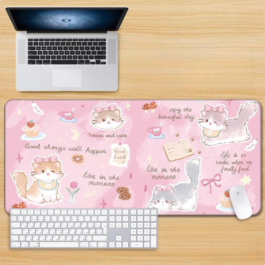 Gamelife Cute and unique cats Mouse Pad-Contains 15 items