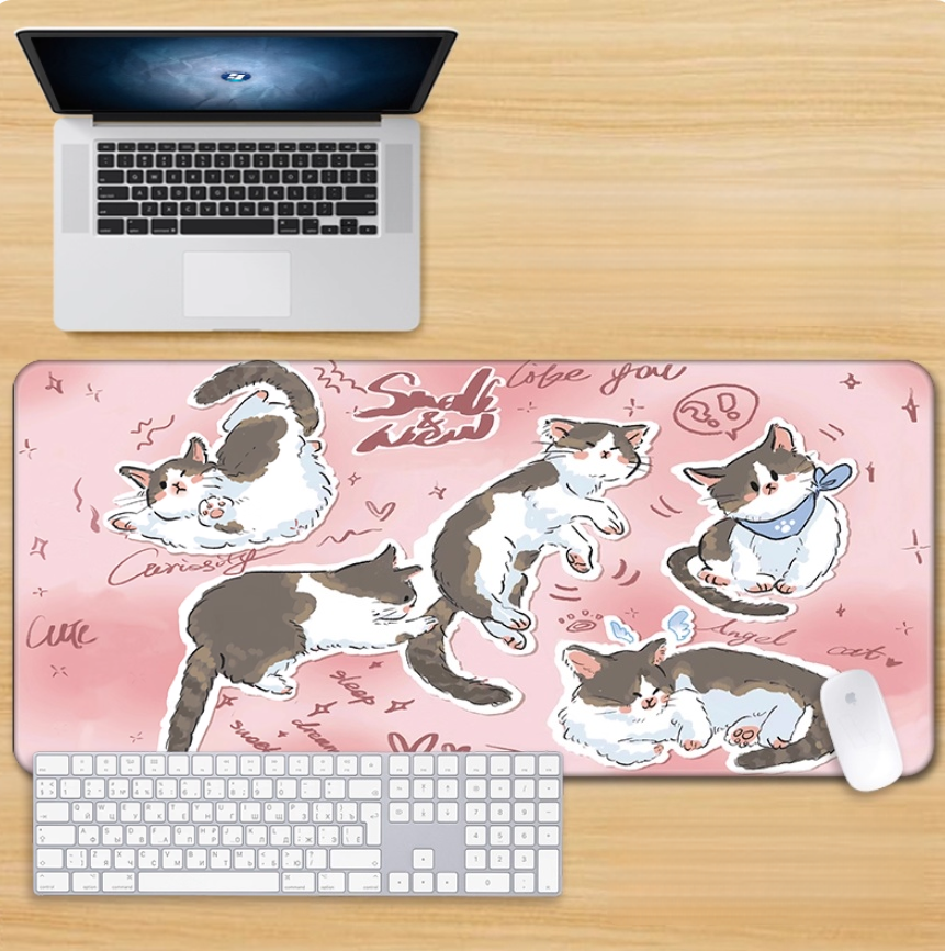 Gamelife Cute and unique cats Mouse Pad-Contains 15 items