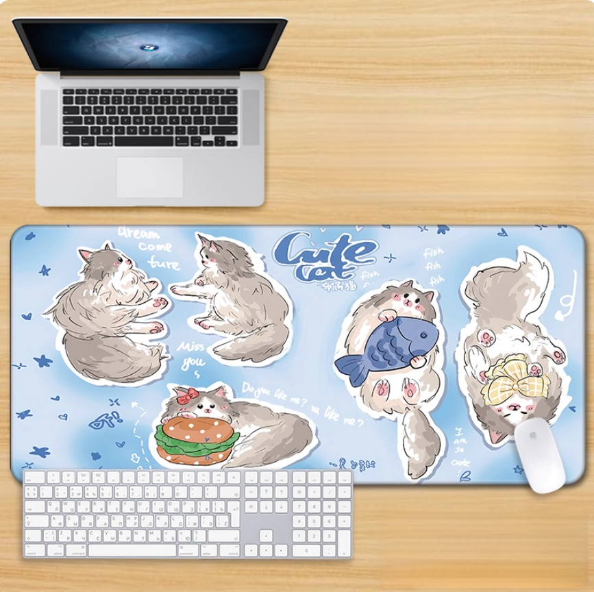 Gamelife Cute and unique cats Mouse Pad-Contains 15 items