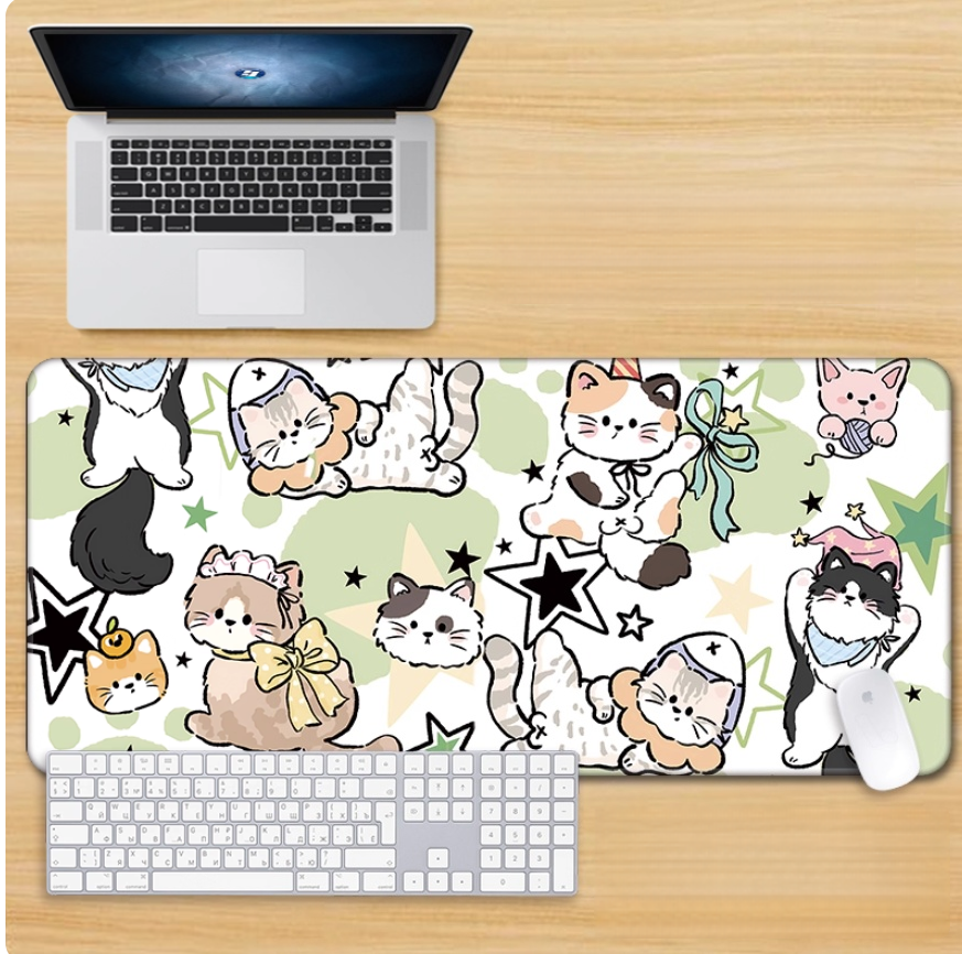 Gamelife Cute and unique cats Mouse Pad-Contains 15 items